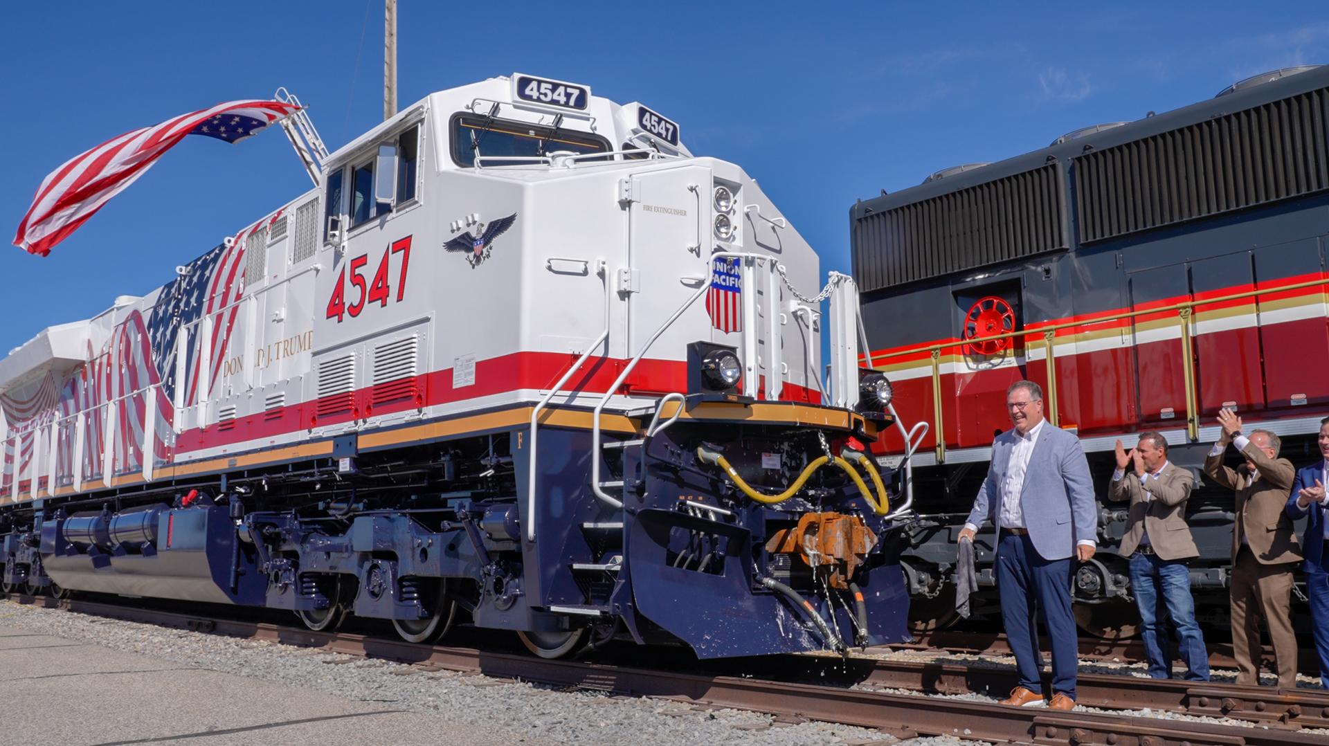These images capture the final booster motor segments for NASA’s Artemis III mission departing Northrop Grumman’s Railyard Shipping Facility in Corinne, Utah, June 2. The eight segments will form the twin five-segment solid rocket boosters for the agency’s SLS (Space Launch System) rocket, providing more than 75% of the vehicle’s total thrust at liftoff.    Due to their immense size and weight, the booster segments are transported in specialized carriers and are being hauled by Union Pacific Railroad’s newest commemorative locomotive, No. 4547. Marking its inaugural mission, the locomotive will deliver the flight hardware to NASA’s Kennedy Space Center in Florida, where stacking operations for Artemis III are set to begin later this year. 